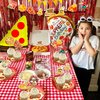 17 PCS Pizza Party Decoration Pizza Party Favors Pizza Party Supplies Pizza Party Birthday Decoration Pizza Balloon Slice Pizza Kids Party Balloons