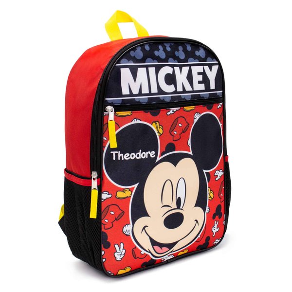 DIBSIES Personalized Licensed Character Backpack - 16 Inch (Hooray Mickey)
