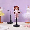 Toyvian 9 Inch Doll 2 Pcs Doll Support Stand Black Doll Brackets Doll Holder Figures Adjustable Display Rack Action Figure Stand Doll Rack Display Bracket Doll Holder Organizers for Home Shop Dolls