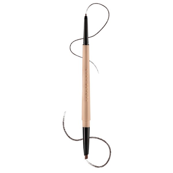 KARA BEAUTY DOUBLE-ENDED Brow Pencil - Dual-Ended - VEGAN (DARK BROWN)