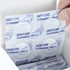 MitButy Retainer Cleaner Tablets (120 Count) with 1 Denture Bath Case and 1 Brush - Denture Cleaning Tablets for Invisalign, Aligners, Mouth & Night Guards, and Removable Dental Appliances