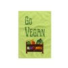 3dRose 15x22 Hand Towel - Image of Quote Go Vegan Mahwish - Quote