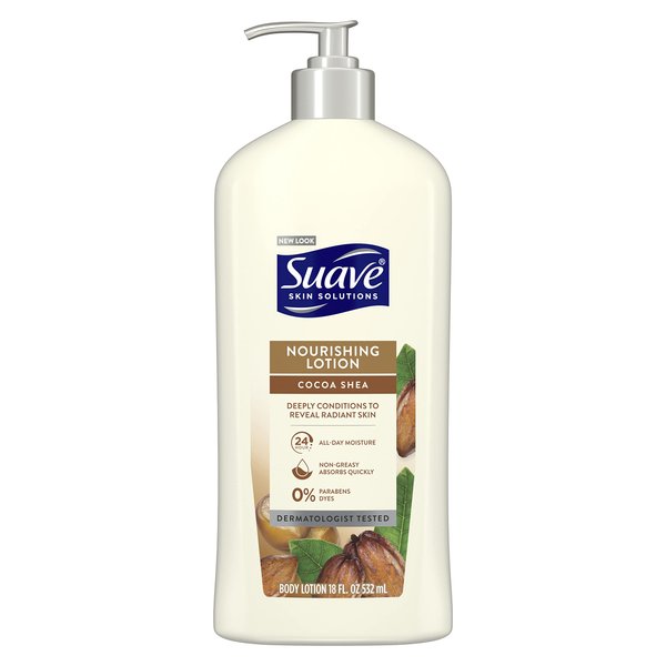 Suave Skin Solutions Body Lotion Cocoa Butter & Shea 18 oz