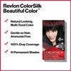 Revlon Permanent Hair Color, Permanent Hair Dye, Colorsilk with 100% Gray Coverage, Ammonia-Free, Keratin and Amino Acids, 20 Brown Black, 4.4 Oz (Pack of 3)
