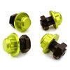 Integy RC Model C26812GREEN Billet Machined Alloy 17mm Hex Wheel Hub (4) for HPI Savage XS Flux