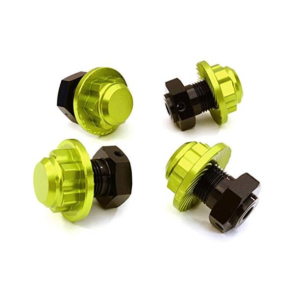 Integy RC Model C26812GREEN Billet Machined Alloy 17mm Hex Wheel Hub (4) for HPI Savage XS Flux