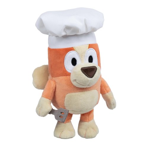 Bluey Friends Plush Soft Toy | Chef Bingo with Chef Hat and Spatula