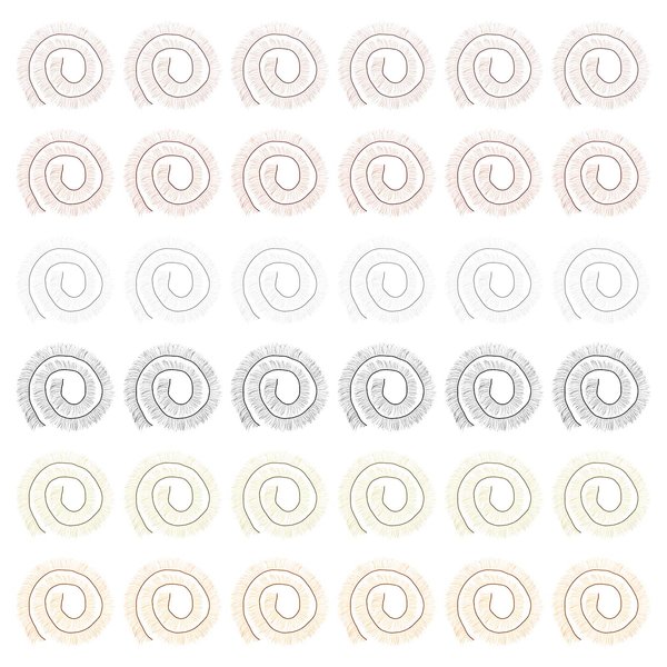 SUPERFINDINGS 48 Strands DIY Crafts Eyelashes Strips 6 Color Natural Fake Eyelashes Strips False Eyelashes Eye Make Up Accessory for Handicrafts Eyes Make Up DIY Making