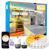 TENDIST 46FT White LED Strip Lights 3000K-6500K, Light Strip Cool and Warm White Alexa Compatible, Dimmable 24V App Smart LED Lighting with Remote, Under Cabinet Light for Kitchen, Bedroom, Closet