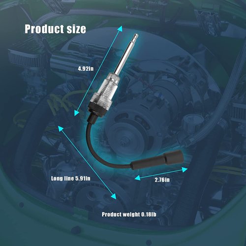 2Pcs Inline Spark Plug Tester, Small Motor Vehicle Engine Ignition, Suitable for Automobile, Motorcycle, Lawn Mower Internal and External Engines