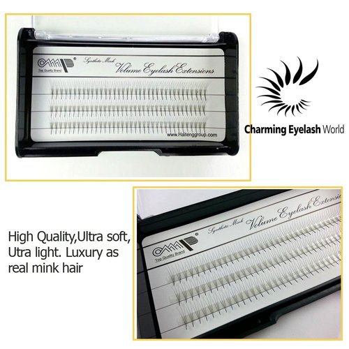 Volume W 3d Lashes C Curl .07mm Mixed Size Eyelash Extensions (Assorted 8mm-15mm) (10mm)