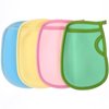 Healvian 4PCS Exfoliating Gloves Korean Exfoliating Mitts Soft Bath Gloves Exfoliating Body Scrubbers Bath Mitt Deep Cleaning Exfoliating Washcloth for Bath Shower Spa