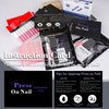 50 Set Disposable Nail Supplies Kits,Professional Manicure Press On Nail Tool Kit With Nail File ,Nail Buffer,Adhesive Tabs,Nail Glue,Sticks, Prep Pads,Bags,Instruction Cards for Nail Business(Black)