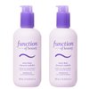 FUNCTION OF BEAUTY Wavy Hair Leave In Conditioner Treatment Base, 7 oz Each (2-Pack) - Sulfate-Free, Provides Wave Definition, Glossy Shine and Smooths Dry Ends
