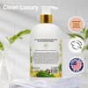THERAPINA Aromatherapy Luxury Liquid Hand Soap – Vegan, Moisturizing Hand Wash with Aloe Vera, Botanical Oils, Cucumber Melon Scent – Fancy Liquid Hand Soap for Bathrooms, Kitchen, More, 16 Oz.