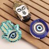 Personalized Acetate Hair Claw Clip with Buddha Design for Women Gift, 1 Piece