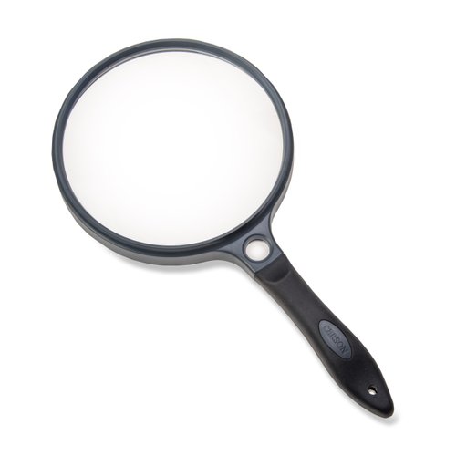 Carson SureGrip 2x Acrylic Soft Grip Magnifier with 11.5x Spot Lens (SG-14)