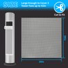 Air Jade Tower Fan Air Filter Screen, Reusable & Washable Micro Mesh Filter for Tower Fans, Easy Cut to Fit, Cover 3 Tower Fans Up to 42", Filter Air Dust, Easy Air Flow, White