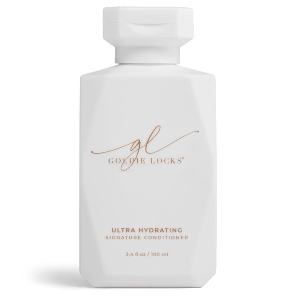 Goldie Locks Travel Size Ultra Hydrating Conditioner – 3.4 Fl Oz – Safe for Extensions and Color-Treated Hair – Moisturizes Frizz and Split Ends – Sulfate Free (Packaging May Vary)