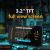 BSIDE Handheld Oscilloscope 3.2'' TFT Display Portable Digital Oscilloscope 10MHz Bandwidth Automotive Oscilloscope 48MSa/s Sampling Rate Trigger Function Auto/Nomal/Single