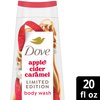 Apple Cider Caramel Liquid Body Wash for Deep Nourishment Holiday Treats Limited Edition, 20 oz