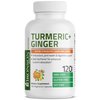 Bronson Turmeric + Ginger Extra Strength Joint Health & Digestion Support with BioPerine, Non-GMO, 120 Vegetarian Capsules