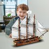KAZI Ship Building Kit for Adults Kids,Sailing Adventure Toy Boat Building Blocks Set,Ship Model Home Decor,Fun Toy Gift for 8 9 10 11 12 Plus Year Old Boys and Girls