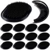 12Pcs shampoo pocket comb massage hair comb pocket palm brush comb portable hair comb beard comb creative scalp massage brush comb for men and Pets(12PA)