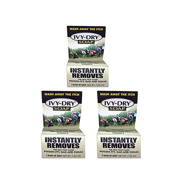 IVY-DRY Bar Soap, 0.7 oz bars, 3 ea (Pack of 3)