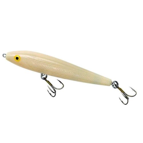 Rebel Jumpin' Minnow Fishing Lure, Bone, 3 1/2-Inch, 3/8-Ounce