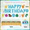 INACORN Moana Birthday Decorations Set - Moana Cake Topper, Banner, and Table cloth - Perfect Beach Party Decorations for Baby Moana Themed Birthday