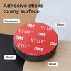 Strong Ceramic Round Magnets With Adhesive Backing (1x0.15"/25x4mm, 36 pcs) - Heavy Duty Sticky Magnets, Non-Corrosive, Versatile For Home, Office, Workshop, Whiteboard, Fridge And Hobby Use