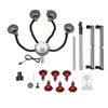 5 Head Infrared Heat Lamp, 750W Hair Color Processor Adjustable Height Salon Heat Lamps Styling Perming Dryer Hair Dryer