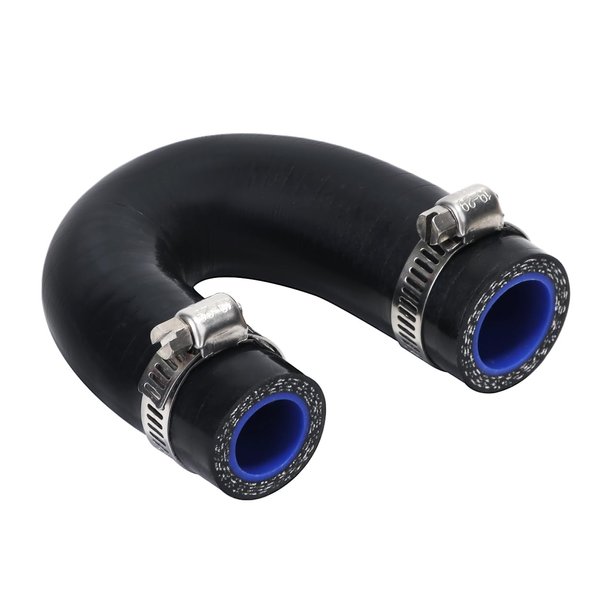 KDP 3-ply Reinforced Silicone Engine Heater Core Bypass Kit with 5/8" 3/4" PA66-GF33 Hose Connector Universal Fit for Most Common Heater Hoses