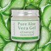 Auravedic Pure Aloe Vera Gel 7.05 Oz (200g) | Organic Gel for Face Hair & Sunburn Relief | All Natural Moisturizer for Skin Hydration & Hair Conditioner