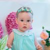 Vovii 1 Year Old Birthday Tiara for Girls Mermaid Dazzling Pearls Headband for Little Girls Blue Mermaid Princess Tiara Seashell Supplies for Birthday Party Decorations