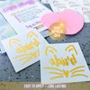 Tats4now / She's getting meowied, Cat Bride, Cat Bachelorette themed party favors, Kitty bachelorette, Cat lover bach, metallic gold cat tattoos