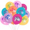 Treasures Gifted Officially Licensed My Little Pony Birthday Party Supplies - 12 Pack - My Little Pony Balloons - My Little Pony Decorations - My Little Pony Party Decorations