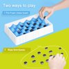 Magnetic Chess Game, 2024 New Magnet Strategy Game Set, Fun Table Top Multiplayer Battle Board Game with Rope/Sponge, Portable Cluster Game with Storage Bag for Kids & Adults (20 Magnetic Pcs)