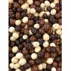 SweetGourmet Chocolate Covered Espresso Beans Blend | White Milk Dark Chocolate | 1 Pound