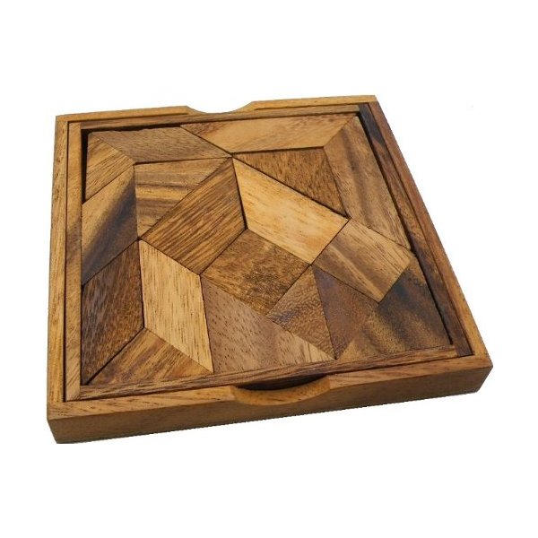 Complex Tangram - Wooden Brainteaser Puzzle