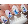 Eeyore Water Nail Art Transfers Stickers Decals - Set of 43 - A1263