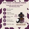 Root Touch Up Powder by Style Edit | Cover Up Hair Color for Grays and Roots | Light Brown Mineral Infused Binding Hairline Powder - 2 Pack