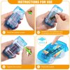 Save Unicorn Tracks Cars Replacement only, Toy Cars for Most Tracks Glow in The Dark, Car Track Accessories with 5 Flashing LED Lights, Compatible with Most Car Tracks for Girls Boys and Kids(4pack)