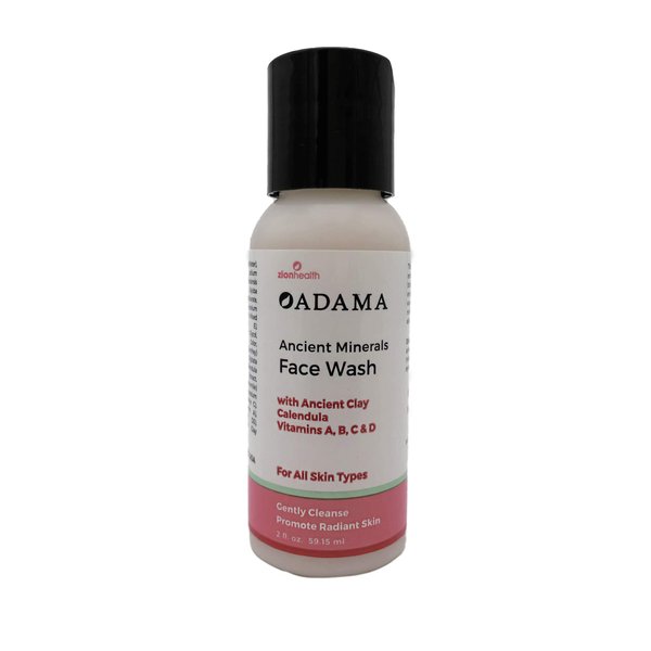 Adama Clay Face Wash Zion Health 2 oz Liquid