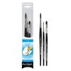 da Vinci Watercolor Series 5386 Casaneo Paint Brush Set, New Wave Synthetics, 3 Brush Set