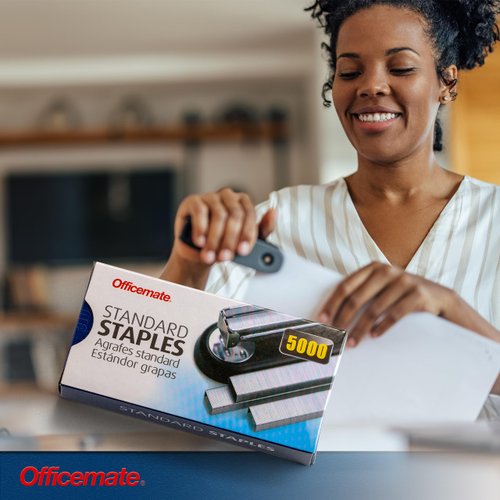 Officemate Standard Staples, 5 Boxes General Purpose Staple (91925)