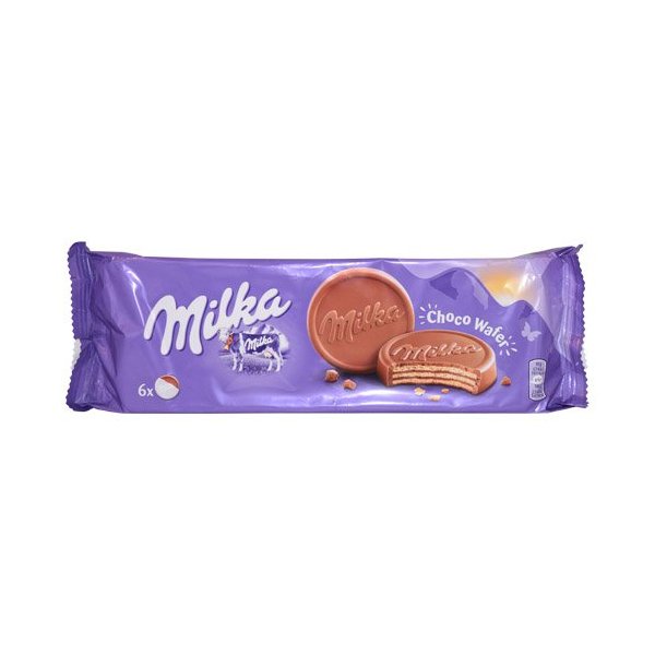 Milka Choco Wafer (6 Waffles) 180g (Pack of 4)