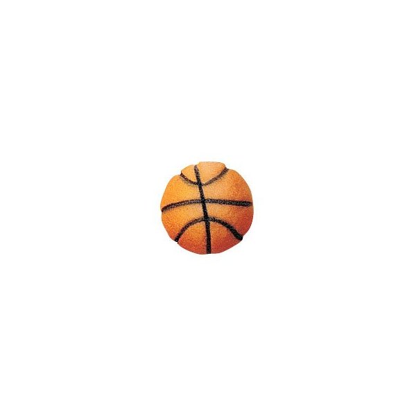 Basketball Sugar Decorations Cookie Cupcake Cake 12 Count