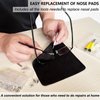 Eyeglass Nose Pads, GOTOBA 22 Pairs Screw-in Eyeglasses Nose Pads, Upgraded Glasses Nose Pad Replacement Kit with Eyeglass Screwdriver, Tweezers, Glasses Cloth, Small Screws.